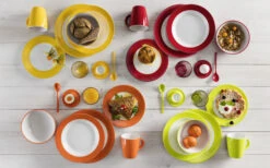 Gimex Rainbow Melamin Geschirr-Set 12-tlg. -Campingausrüstung 138925 982559