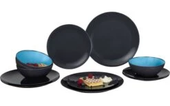 Gimex Grey-Line Melamin Geschirr-Set 12-tlg.