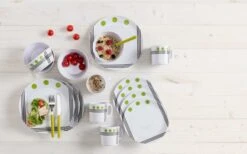 Berger Dots Melamin Geschirr-Set 16-tlg. Grün