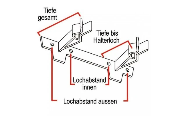 Einzelhalter Standard Für 4 Gläser 4 Einzelhalter Standard Für 4 Gläser – Bild 2