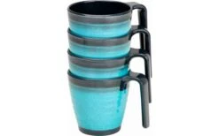 Flamefield Tassen Granite Aqua 300 Ml 4er Set -Campingausrüstung 178045 1349798