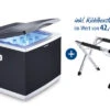 Dometic Kühlbox-Set CK40D Hybrid Kompressorkühlbox 38 Liter + Kühlboxständer -Campingausrüstung 239881 2003895