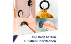Silwy® Magnet-Pads 5 Cm 4er Set Blau -Campingausrüstung 297963 2516972