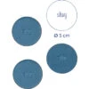 Silwy® Magnet-Pads 5 Cm 4er Set Blau -Campingausrüstung 336512 2516927