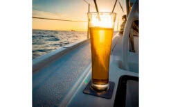 Silwy® Magnet-Kristallgläser Bier Mit Untersetzer 4-tlg. (330 Ml) -Campingausrüstung 336821 2533342