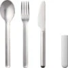 Mepal Bloom Edelstahl Besteck Set Inkl. Kunststoffhülle 3-tlg. Pebble Yellow -Campingausrüstung 349265 2655185