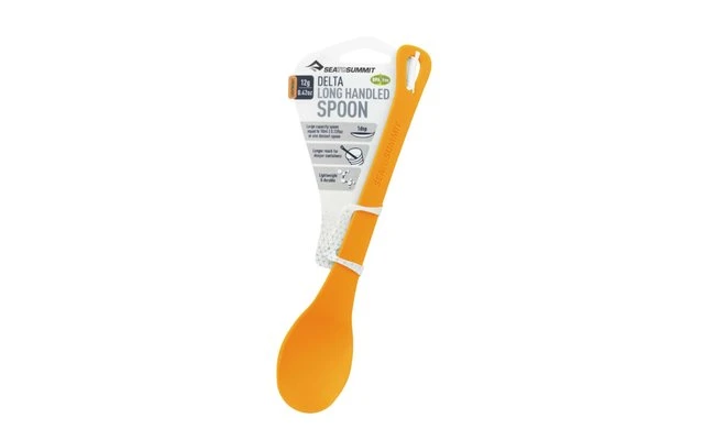 Sea To Summit Delta Long Handled Spoon Dessertlöffel Orange 4 Sea To Summit Delta Long Handled Spoon Dessertlöffel Orange – Bild 2