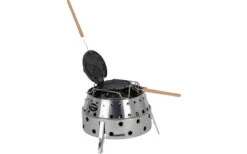 Petromax Gusseisen Wende Waffeleisen Inkl. Auflagesstell -Campingausrüstung 419654 3003147