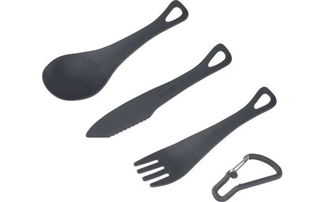 Sea To Summit Delta Cutlery Set Campingbesteck 3-tlg. Grau 8 Sea To Summit Delta Cutlery Set Campingbesteck 3-tlg. Grau – Bild 6