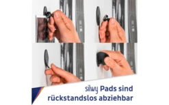 Silwy® Smart Magnet-Pins Inkl. Metall Nano Gel Pads Schwarz -Campingausrüstung 435351 3102473