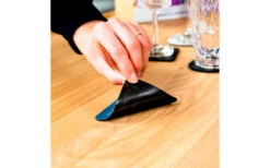 Silwy® Metall Nano Gel Untersetzer Eckig 8,3 X 8,3 Cm Weiß -Campingausrüstung 435531 3104271