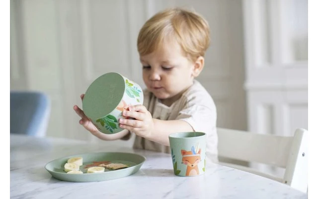 Koziol Organic Kids Set Kindergeschirr Set 3-tlg. Turquoise 8 Koziol Organic Kids Set Kindergeschirr Set 3-tlg. Turquoise – Bild 6