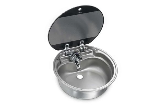 Dometic SNG 420 Runde Spüle Mit Glasabdeckung 420 Mm 3 Dometic SNG 420 Runde Spüle Mit Glasabdeckung 420 Mm