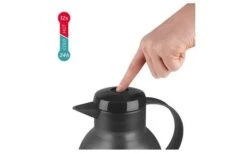 Emsa Isolierkanne Samba 1 Liter Orange Transluzent -Campingausrüstung 460439 3304359 2