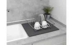 Wenko Mikrofaser Abtropfmatte Miko Blau -Campingausrüstung 492416 3504791