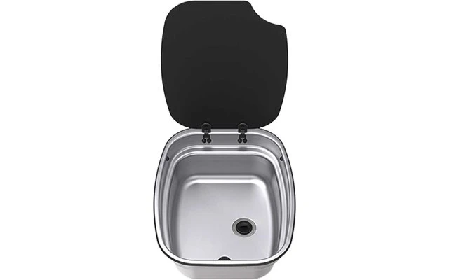 Thetford Argent Bowl Spülbecken Schwarzes Emaille 9,5 Liter 3 Thetford Argent Bowl Spülbecken Schwarzes Emaille 9,5 Liter