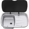 Thetford Argent Sink Spülbecken Links 9,6 Liter 2 Thetford Argent Sink Spülbecken Links 9,6 Liter -Campingausrüstung 510416 3381018