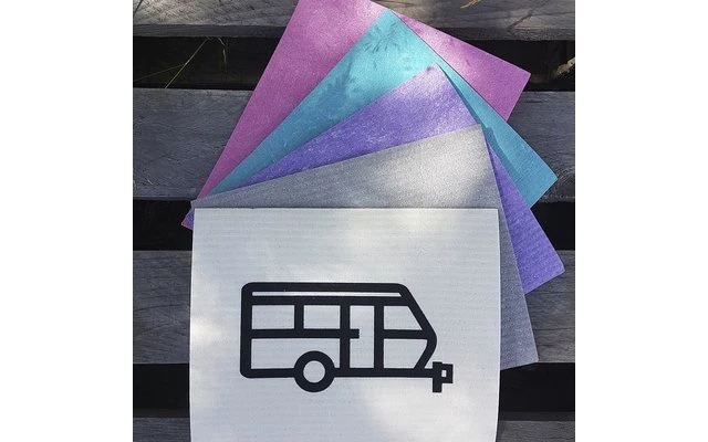 Pufz Schwedisches Geschirrtuch Wohnwagen Retro Grau 3 Pufz Schwedisches Geschirrtuch Wohnwagen Retro Grau