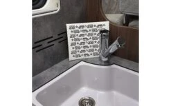 Pufz Schwedisches Geschirrtuch Wohnwagen Muster Lila -Campingausrüstung 552865 3623236 3