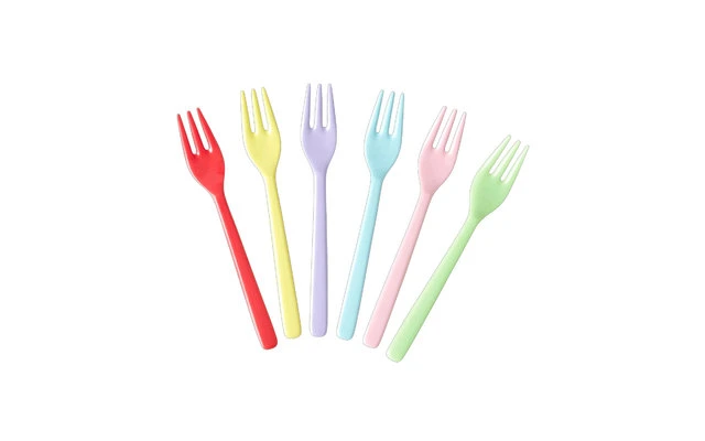 Rice Melamin Kuchengabel Multi Set 6 Teilig 3 Rice Melamin Kuchengabel Multi Set 6 Teilig