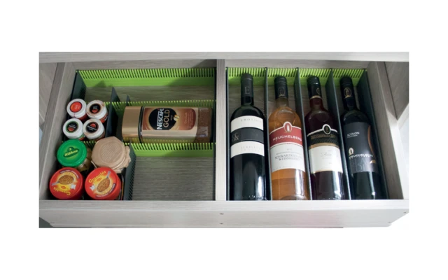 Purvario Pure Light Edition Stauleisten Set Für Schubladen 8 Stück Anthrazit / Grey 6 Purvario Pure Light Edition Stauleisten Set Für Schubladen 8 Stück Anthrazit / Grey – Bild 4