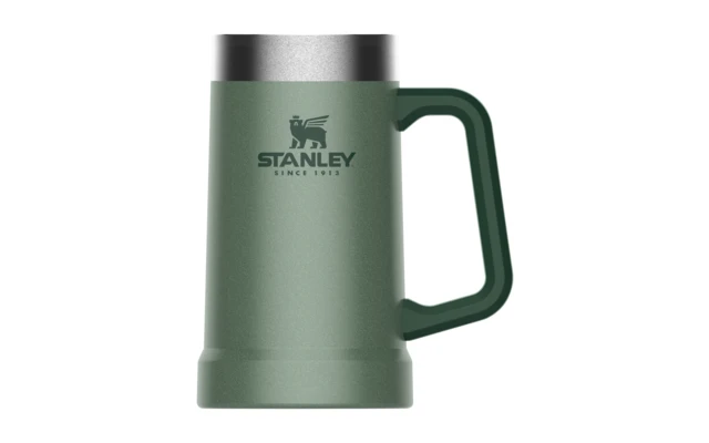 Stanley Adventure Big Grip Beer Stein Bierkrug 0,70 Liter Hammertone Grün 3 Stanley Adventure Big Grip Beer Stein Bierkrug 0,70 Liter Hammertone Grün