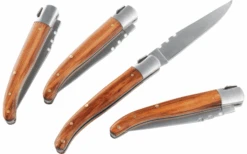 GSI Rakau Steak Messer Set Inklusive Tragetasche 4 Teilig -Campingausrüstung 645705 4581402