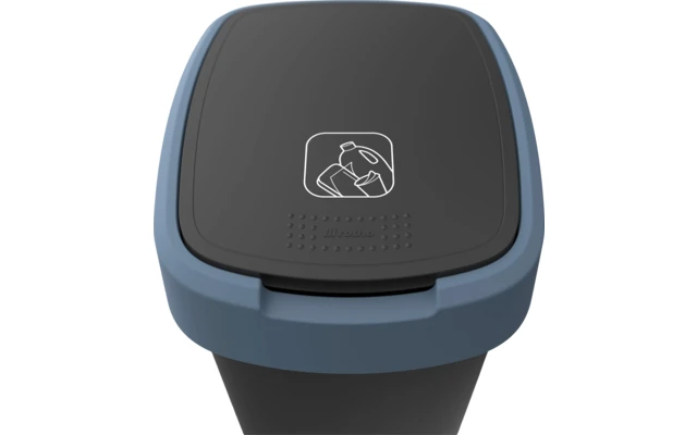 Rotho Twist Abfalleimer Mit Schwing- Und Klappdeckel 25 Liter Mistletoe Grün 5 Rotho Twist Abfalleimer Mit Schwing- Und Klappdeckel 25 Liter Mistletoe Grün – Bild 3