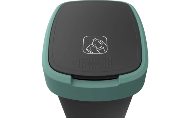 Rotho Twist Abfalleimer Mit Schwing- Und Klappdeckel 10 Liter Horizon Blau 8 Rotho Twist Abfalleimer Mit Schwing- Und Klappdeckel 10 Liter Horizon Blau – Bild 6