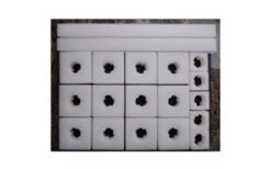 Transport Gläserschutz Aus Schaumstoff 17-tlg. -Campingausrüstung 8895 108240